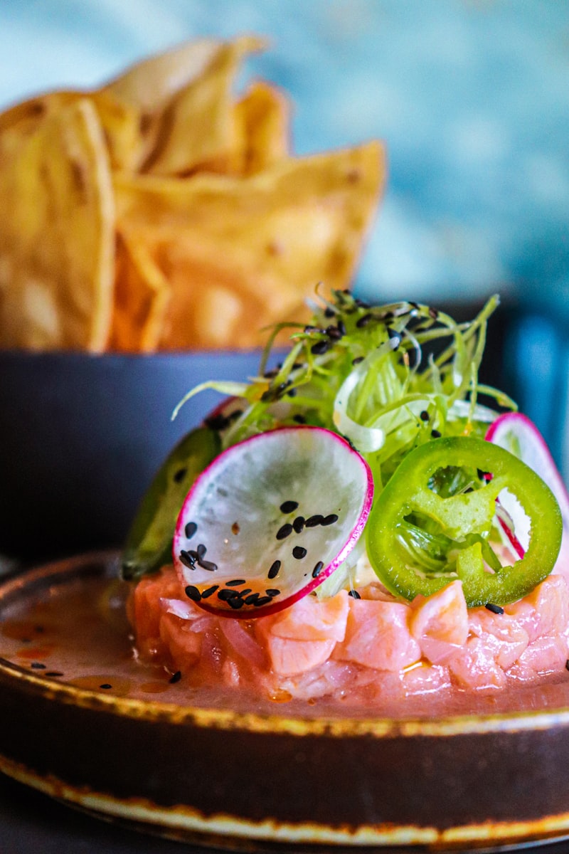 Ceviche de camarón fresco